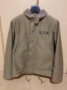 美品 トイズマッコイ N-1 DECK JACKET 34