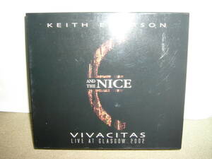 Keith Emerson & The Nice 再会ライヴ盤 「VIVACITAS」 国内盤中古。