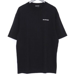 BALENCIAGA ロゴショートスリーブTシャツ XSサイズ ブラック 612966 TIVG5 バレンシアガ 半袖カットソー logo t-shirt tee