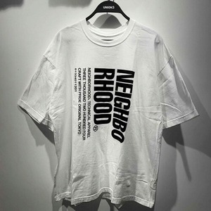 NEIGHBORHOOD NH . TEE SS-3 "WHITE" XLサイズ ネイバーフッド 半袖Tシャツ