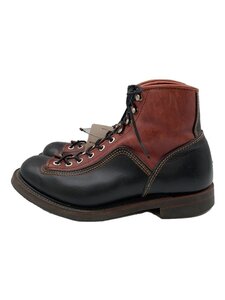 LONE WOLF BOOTS◆ロンウルフブーツ/レースアップブーツ/US8.5/マルチカラー/レザー/F01615