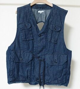 23SS Engineered Garments エンジニアードガーメンツ C-1 Vest Industrial 8oz Denim ミリタリー ベスト M デニム