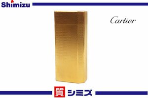 1円【Cartier】外装：良品 着火未確認 カルティエ ガスライター 五角形 ゴールド 喫煙具 アクセサリー◆質屋