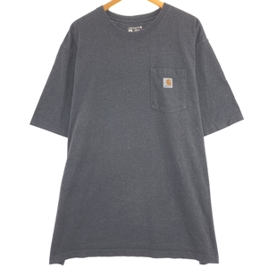 古着 カーハート Carhartt Loose Fit 半袖 ワンポイントロゴポケットTシャツ メンズXXL相当 /eaa432885