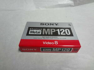 8mm Hi8 ビデオテープ ソニー SONY MP120 P6-120MP 120分 新品 未開封