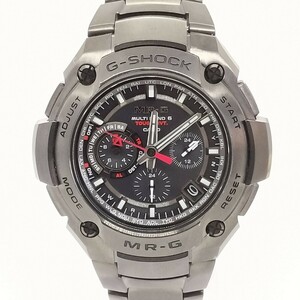 【美品】CASIOカシオ G-SHOCK MRG-8100B-1AJF 電波ソーラー メンズ腕時計