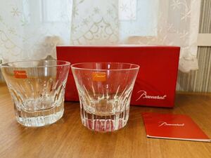 Baccarat バカラ Etna エトナ タンブラー ロックグラス 2客セット ペアグラス クリスタルガラス 