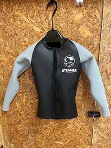 STEAMER SURF SUIT　ロングタッパーML 　グレー袖