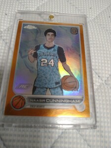 NAASIR CUNNINGHAM 2022-23 TOPPS OTE ROOKIE ORANGE VARIATION RC 06/25 25枚限定