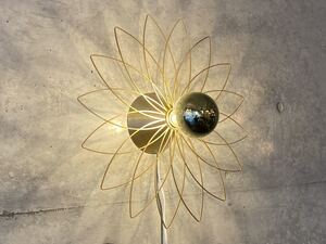 sunflower wall lamp(検 ブラケットライト,ミッドセンチュリー,midcentury,サンフラワークロック,スプートニク,ジョージネルソン,パントン