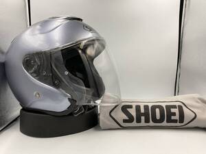 SHOEI ショウエイ J-Cruise ジェイ-クルーズ J-CRUISE パールグレーメタリック ジェットヘルメット Lサイズ 程度良好!! ジェイクルーズ