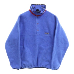 PATAGONIA パタゴニア 00年製 USA製 シンチラ スナップ フリース T ブルー レディース キッズ 65567　トップス