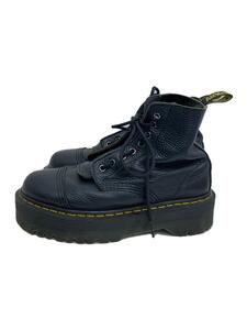 Dr.Martens◆ブーツ/UK7/BLK/レザー