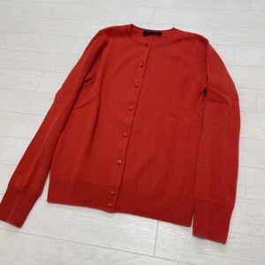 UNITED ARROWS TOKYOユナイテッドアローズトウキョウ レディース ニットカーディガン カシミヤ100% オレンジ 美品