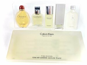 満量　カルバンクライン CK CalvinKlein 5本セット オブセッション/エタニティー/エスケープ/コントラディクション/CKone ミニ香水 YK-5960