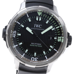 IWC SCHAFFHAUSEN IW358002 アクアタイマー オートマチック2000 自動巻き メンズ _834086