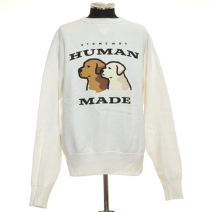 ●485833 HUMAN MADE ヒューマンメイド NIGO ●トレーナー スウェットシャツ 23SS TSURIAMI SWEATSHIRT サイズL 2023SS 吊り編み メンズ