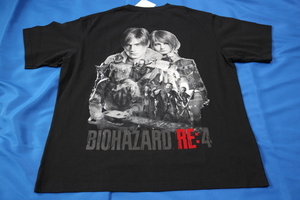 CAPCOM　40周年　BIOHAZARD　Tシャツ　黒　メンズ　XL　バイオハザード　UNIQLO　ユニクロ　UT　新品 未使用