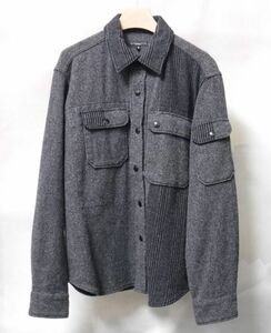 15AW Engineered Garments エンジニアードガーメンツ CPO Shirt Block HB ウール シャツ ジャケットS