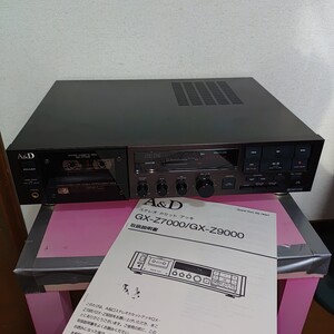 A&D カセットデッキ GX-Z7000 3ヘッド 動作品 AKAI アカイ 取説付き