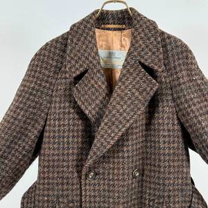 希少《 Rare / Mint Condition / 36 REG 》70s80s 極上品【 AQUASCUTUM Irish Tweed ツイード トレンチ コート 英国製 ビンテージ】