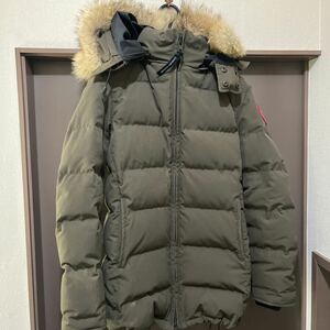 カナダグース ダウン コヨーテファー フード付 Sサイズ レディース CANADA GOOSE アウター カーキ