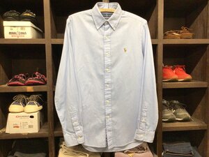 RALPH LAUREN CHAMBRAY OXFORD B.D COTTON SHIRT SIZE S ラルフローレン シャンブレー オックスフォード ボタンダウン コットン シャツ