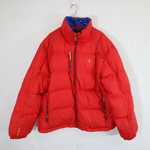 Polo Ralph Lauren ラルフローレン ダウンジャケット アウトドア キャンプ 防寒 アウター レッド ( メンズ XL ) N3371 1円スタート