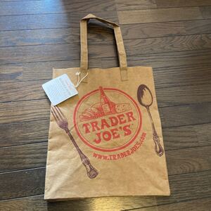 新品　 TRADER JOE’S トレーダージョーズ ウォッシャブルペーパー　グローサリーバッグ