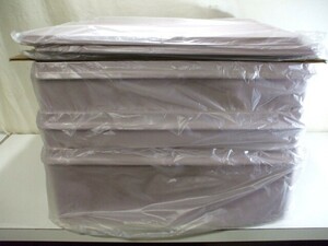 【元気堂】良品 Tupperware タッパーウェア ディープ スーパーケース ×2スーパーディープケース×1 蓋付 ピンク 衣装ケース 収納箱