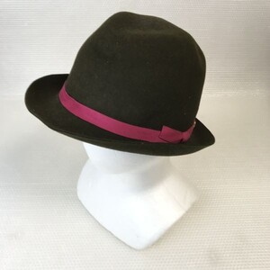 Made in Japan★Coeur femme/クール★ウール(ラビット)ハット【サイズフリー/カーキ/Khaki】hat◆CB21