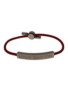 LOUIS VUITTON◆ブレスレット・スペースLV_RED/ナイロン/RED/レディース