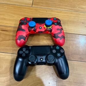 PS4 ワイヤレスコントローラー（DUALSHOCK4） マグマ・レッド ブラック　CUH-ZCT2 デュアルショック プレステ