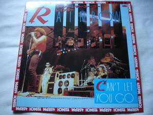 【極美品】【B面未収録ライヴ!!】RAINBOW / CAN’T LET YOU GO　12インチ日本盤