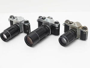 ★訳あり大特価★ ペンタックス PENTAX ボディ＆単焦点レンズ 3台セット SPF / SV×2 #TA3568