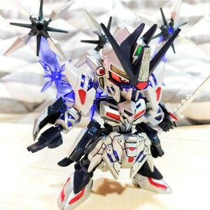 才蔵ガンダムデルタカイ SDW ガンプラ ジャンク 完成品 SDガンダム デルタプラス 三国創傑伝 バンダイ BB戦士