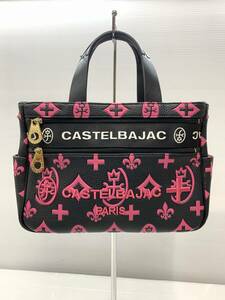 147-KB2811-100s CASTEL BAJAC カステルバジャック ハンドバッグ ブラック ピンク