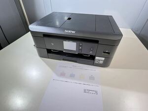 ★brother インクジェットプリンター DCP-J926N 複合機 ブラック 自動両面印刷 カートリッジ式 インク無し コピー 現状品 中古品 管理J958