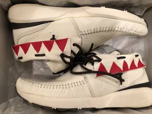 ゴールデンサイズのデッドストック♪ VISVIM ANCESTOR NEZ-PERCE WHITE RED ホワイト レッド 三角 赤 白 ビズビム ヴィズヴィム 28 10