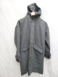 ◇ ◎ ⊇ w closet ダブルクローゼット 長袖 コート サイズF ダークグレー レディース P