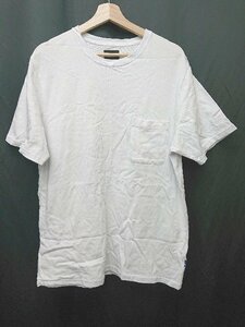 ◇ BEAMS ビームス 半袖 Tシャツ カットソー サイズL オフホワイト系 メンズ P