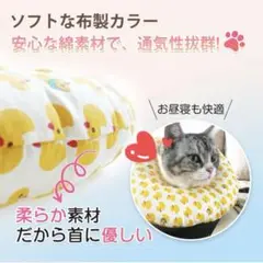 猫 犬 エリザベスカラー 猫用 犬用 傷舐め防止 去勢手術 柔らかい 可愛い