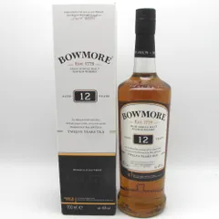 ウイスキー ボウモア 12年 BOWMORE スコッチ アイラ シングルモルト サントリー輸入品 正規品 700ml 40% 洋酒 古酒 未開栓