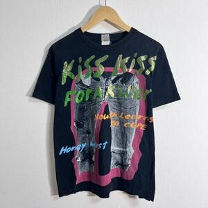 H9575FF RNA アールエヌエー サイズM 半袖 Tシャツ カットソー クルーネック レディース Tシャツ ブラック 黒 古着 コットン100%