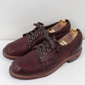 チペワ 9 D /USA製 service oxfords shoes CORDOVAN 1901M74 Chippewa コードバン レザー 本革 古着 中古 ds3681