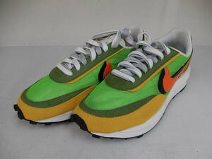 SACAI × NIKE　LDWAFFLE　BV0073-300　29.5ｃｍ　グリーン　サカイ × ナイキ LDV ワッフル 