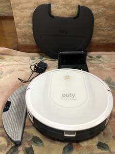 【1円~スタート】Anker Eufy Robovac G10 Hybrid T2150 アンカー ユーフィ ロボット掃除機 掃除機 家電 便利 ホワイト 動作品【現状品】