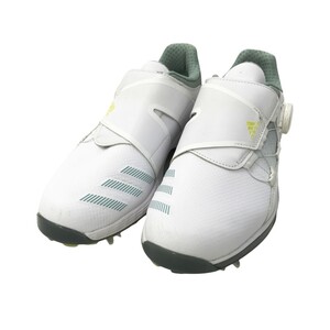 ADIDAS GOLF アディダスゴルフ FW5634 ZG21 ボア ゴルフ シューズ ホワイト系 23.5 [240101323380] ゴルフウェア レディース