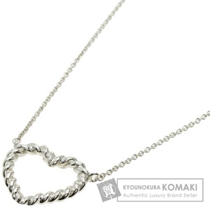 TIFFANY&Co. ティファニー ツイストハート ネックレス シルバー レディース 中古