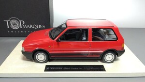 絶版希少 TOPMARQUES トップマルケス 1/18 フィアット FIAT UNO ターボ ミニカー